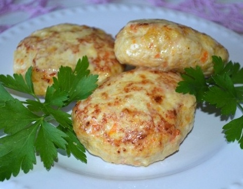котлеты из курицы и моркови